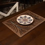 Hermia Juego de Salvamanteles de Madera Plane - Wengué